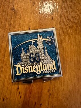 Disneyland 60th Diamond Anniversary Celebration Castle Compact Mirror - NWOT